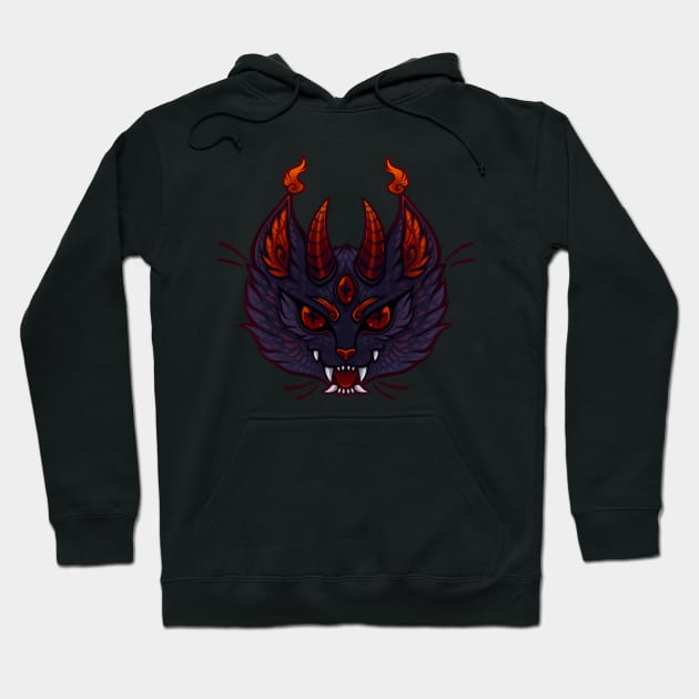 Demon Cat Hoodie by DoomedDreamer